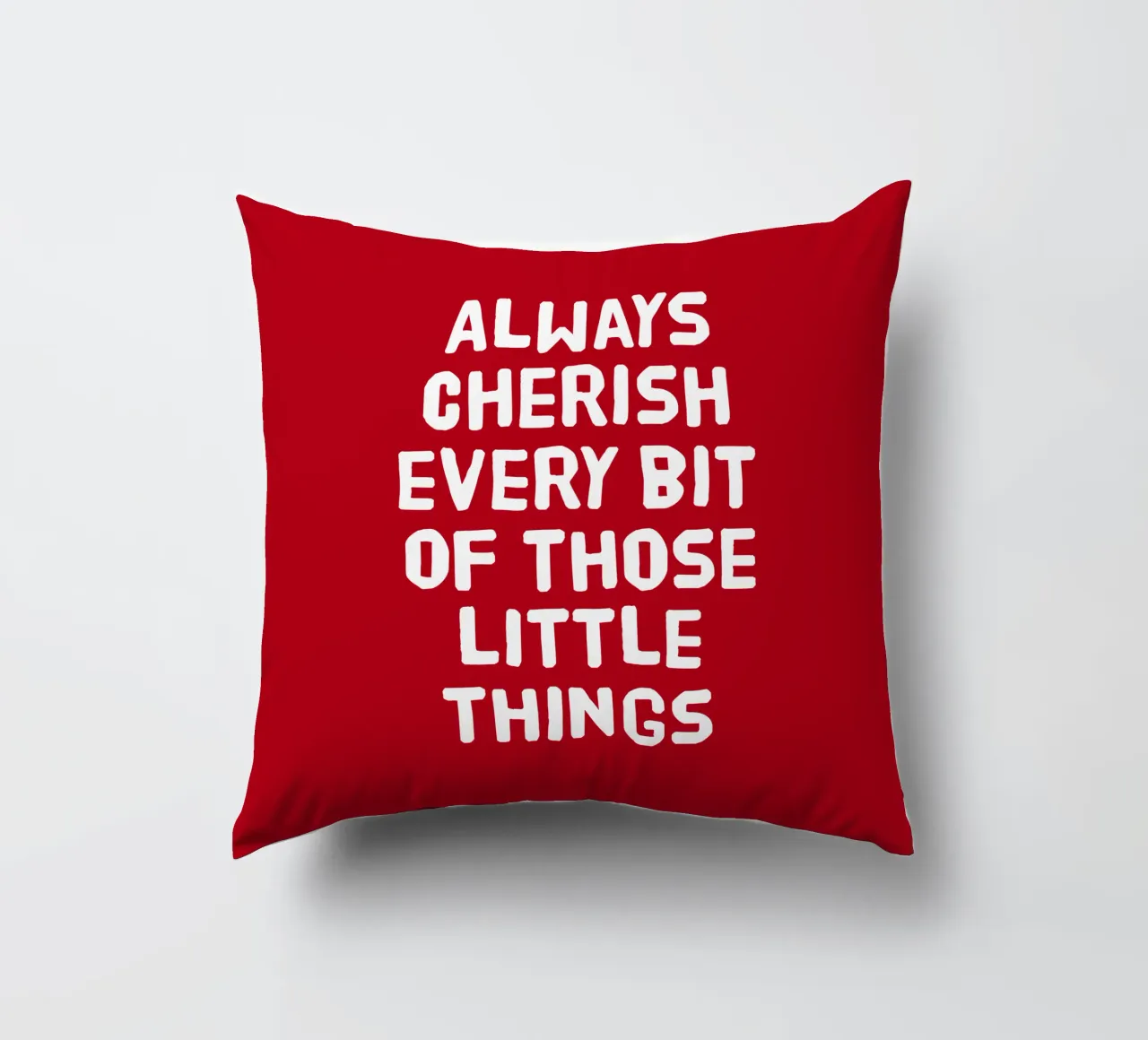 Always cherish every bit of those little things cuscino da happieeagle