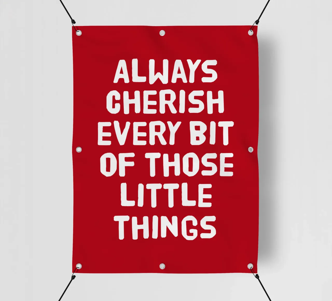 Always cherish every bit of those little things telo in pvc da happieeagle