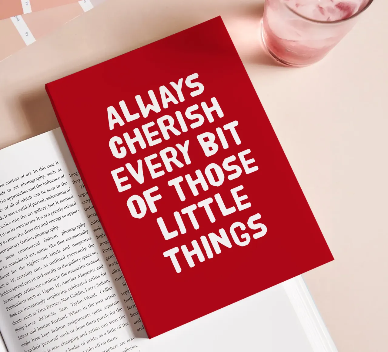Always cherish every bit of those little things notebook by happieeagle