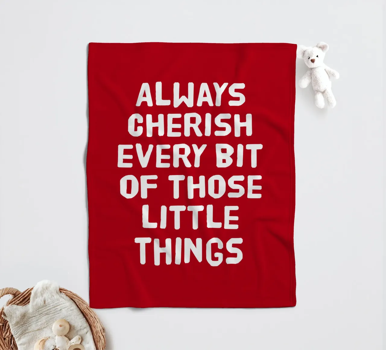 Always cherish every bit of those little things coperta in pile da happieeagle