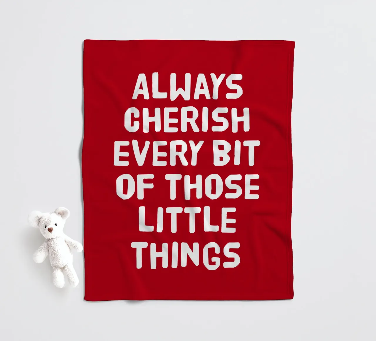 Always cherish every bit of those little things coperta in pile da happieeagle