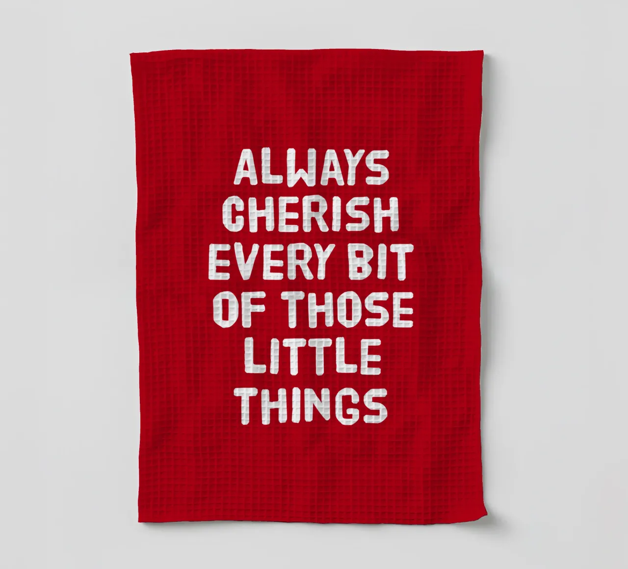 Always cherish every bit of those little things canovaccio da cucina da happieeagle