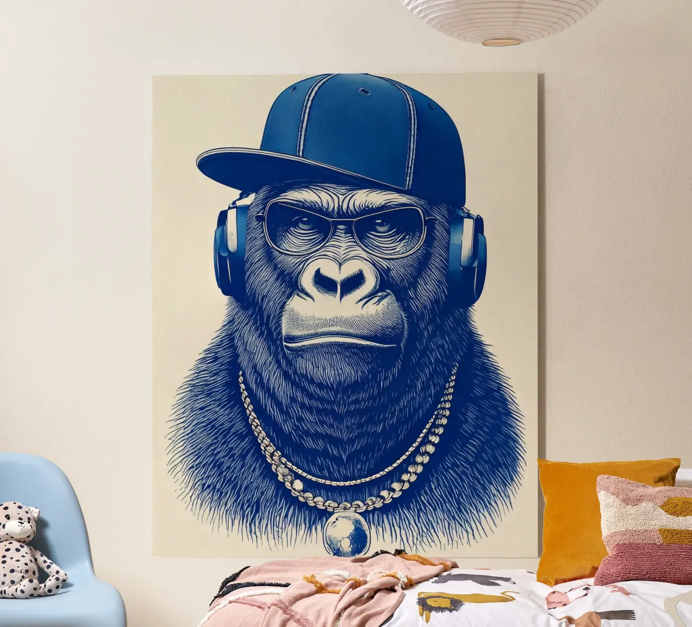 Blue Monkey acryl van tylerstudio