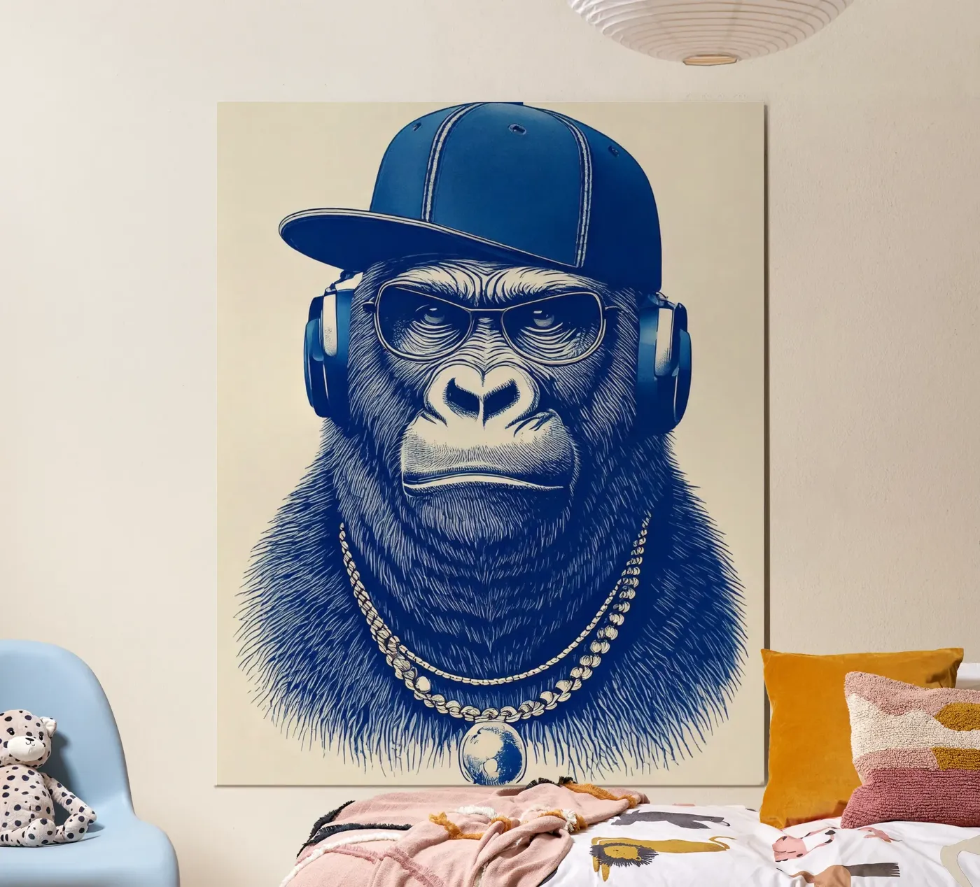 Blue Monkey poster by tylerstudio
