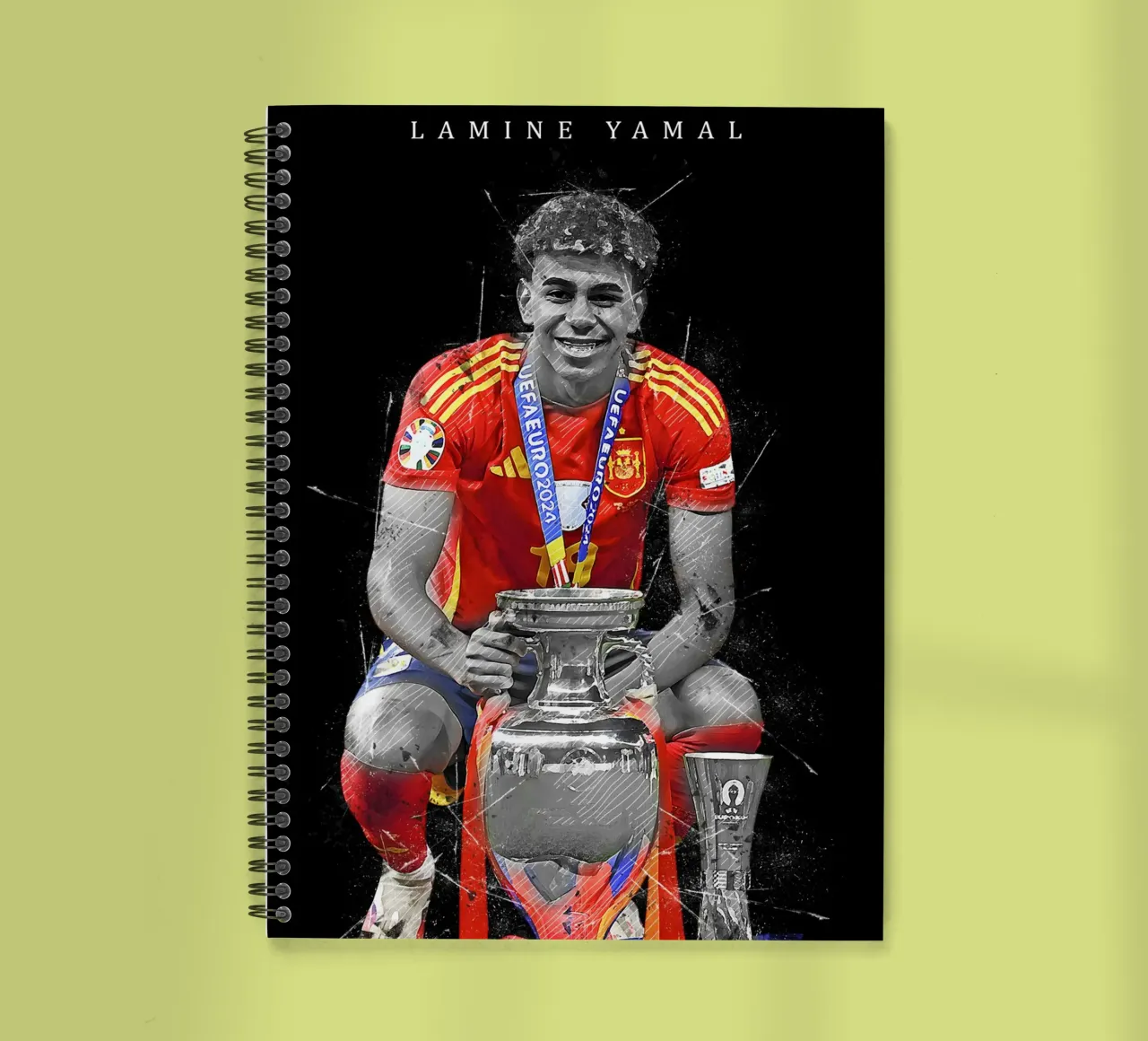 lamine yamal spiral notebook by tenten