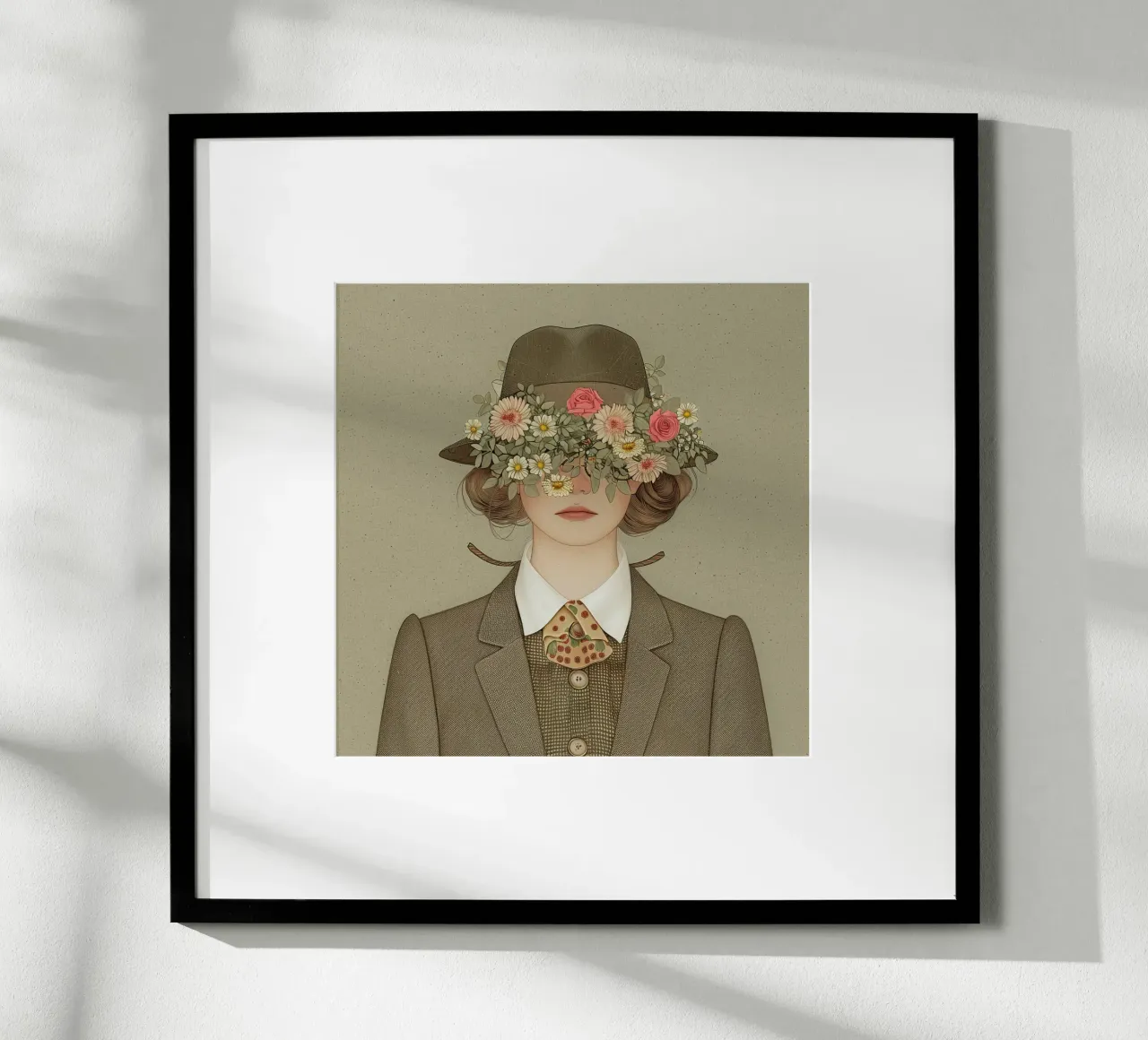 Lady Holmes: edizione petali poster con telaio in alluminio da Rustic Grace Studio 02