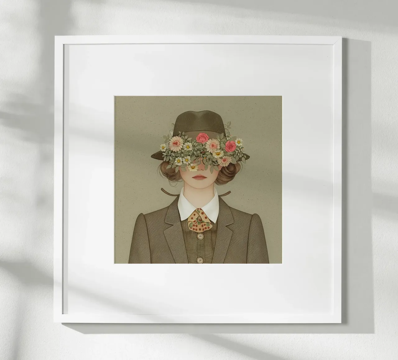 Lady Holmes: edizione petali poster con telaio in alluminio da Rustic Grace Studio 02