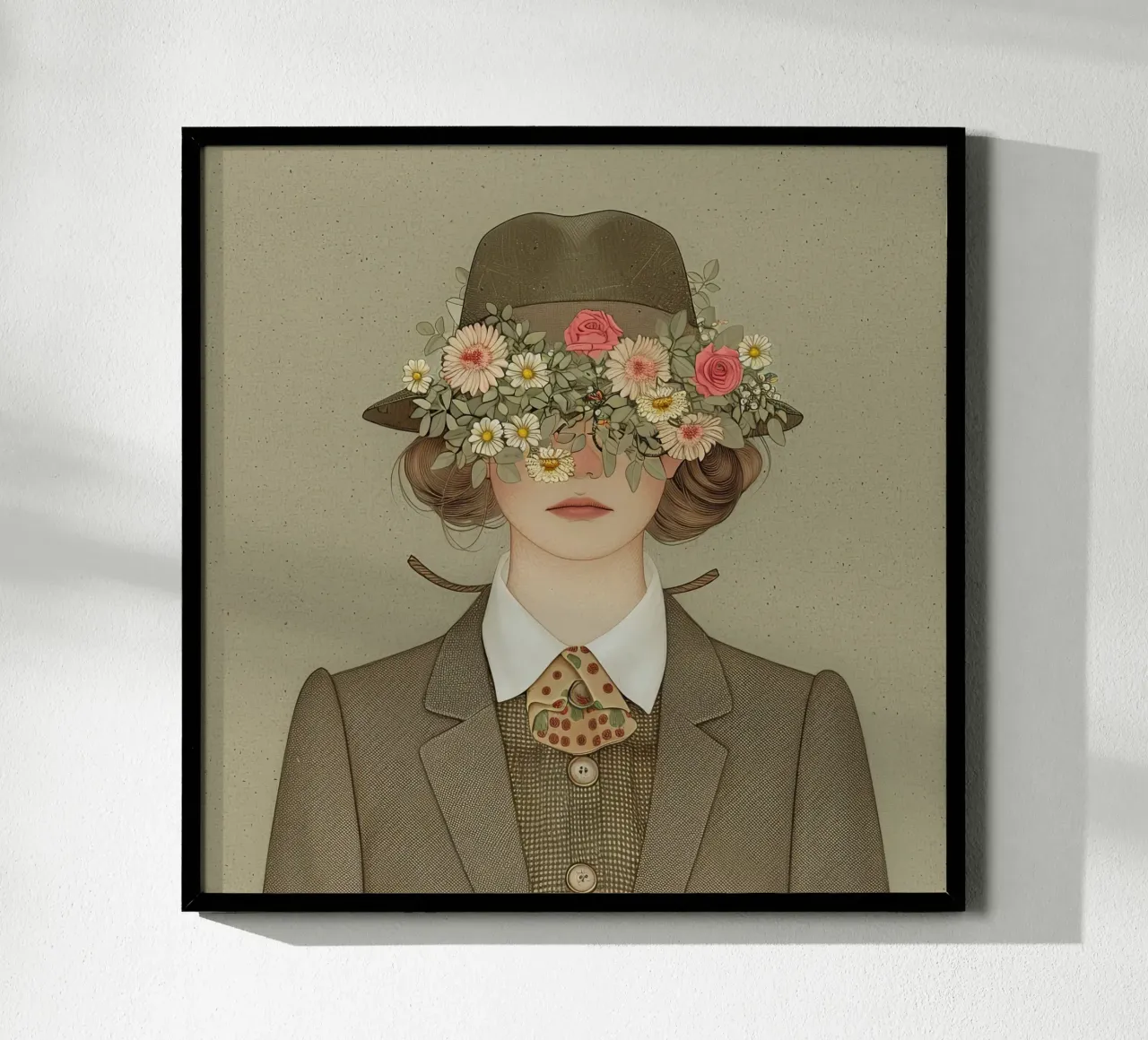 Lady Holmes: edizione petali poster con telaio in alluminio da Rustic Grace Studio 02