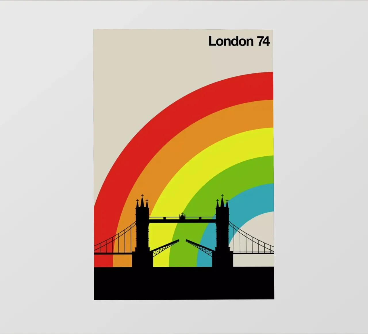 London 74 telo in pvc da Bo Lundberg
