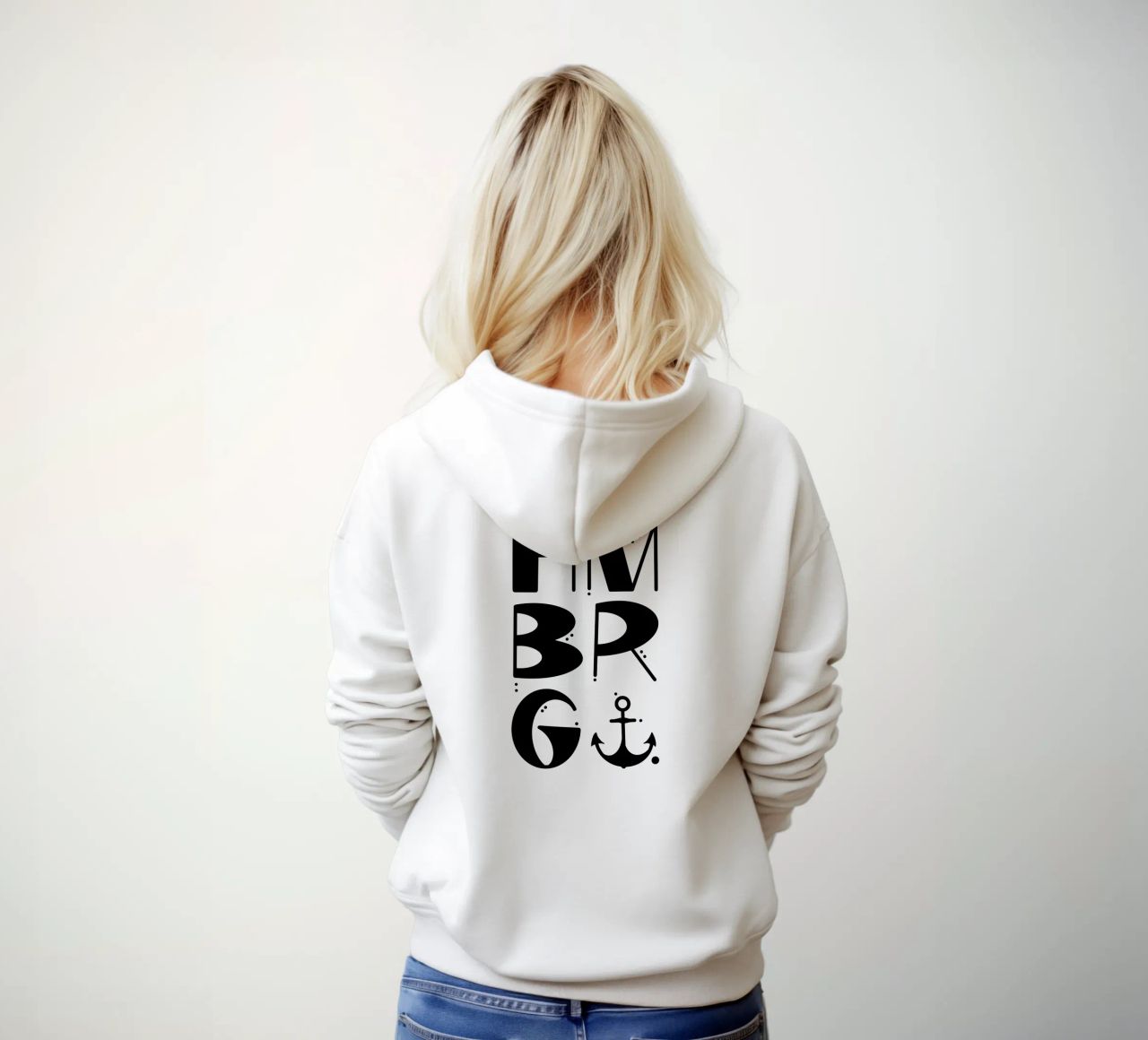 HAMBURG Liebe felpa con cappuccio da LIMITED EDITION LETTERS