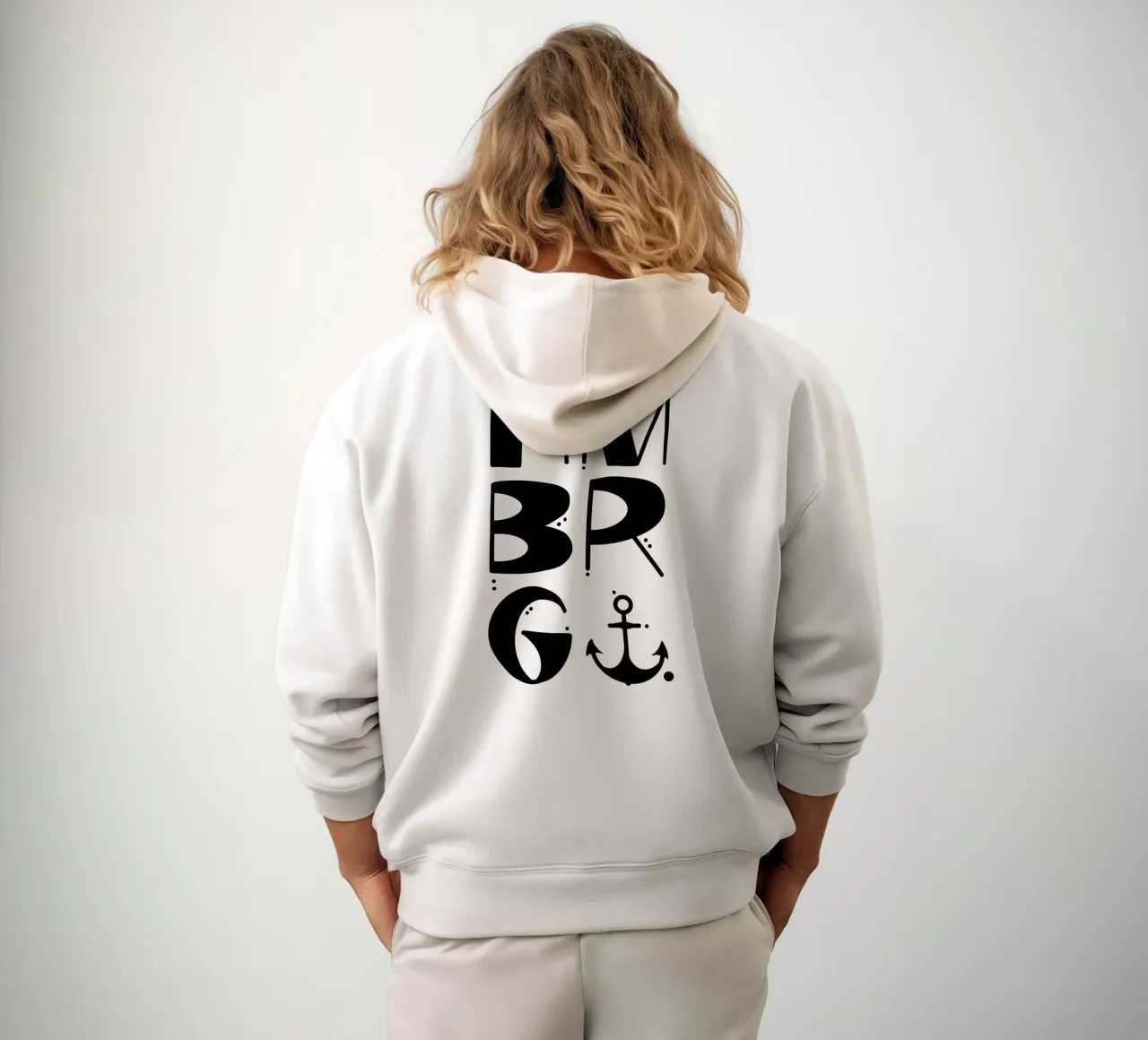 HAMBURG Liebe sudadera con capucha de LIMITED EDITION LETTERS