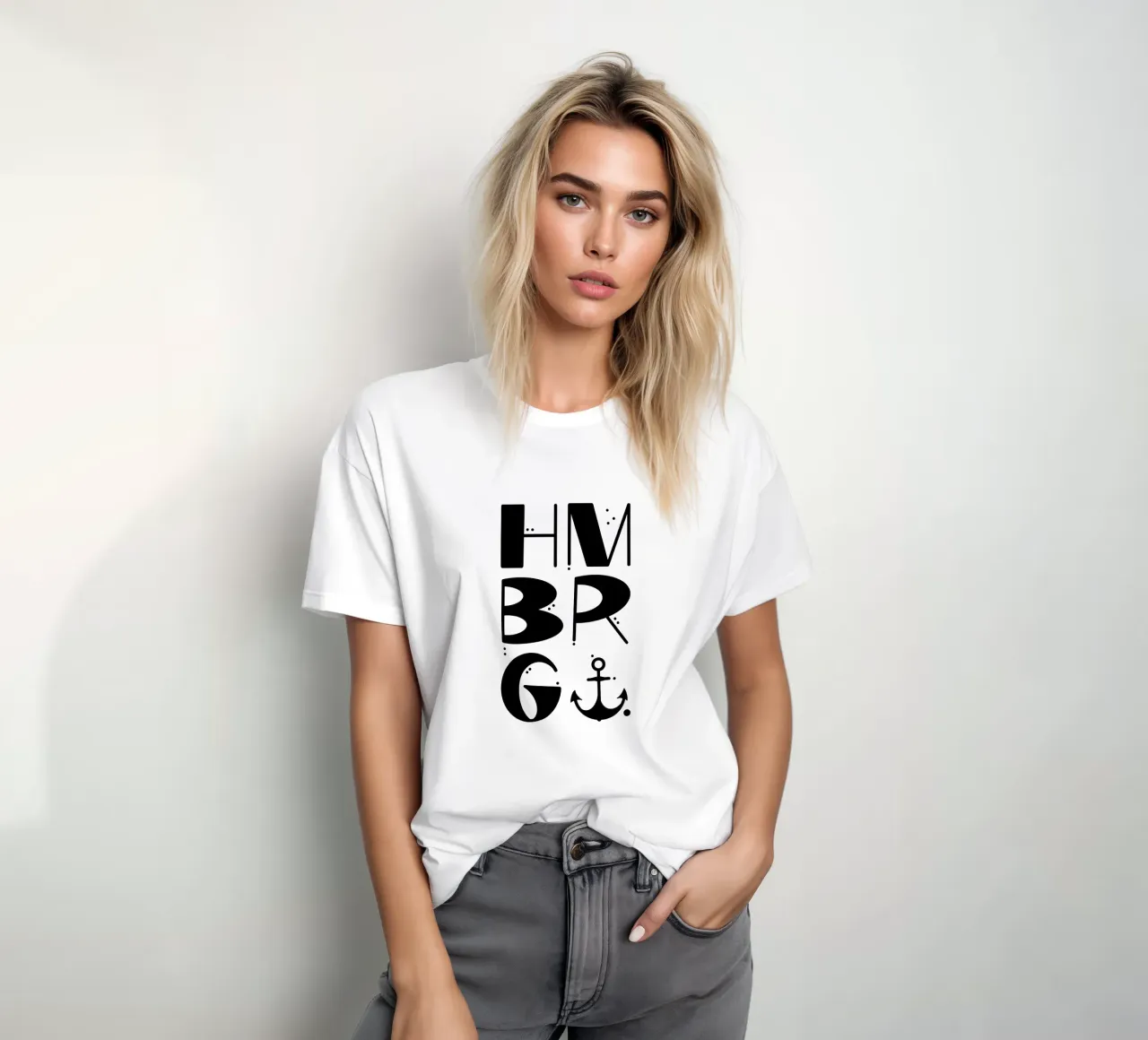 HAMBURG Liebe t-shirt da LIMITED EDITION LETTERS