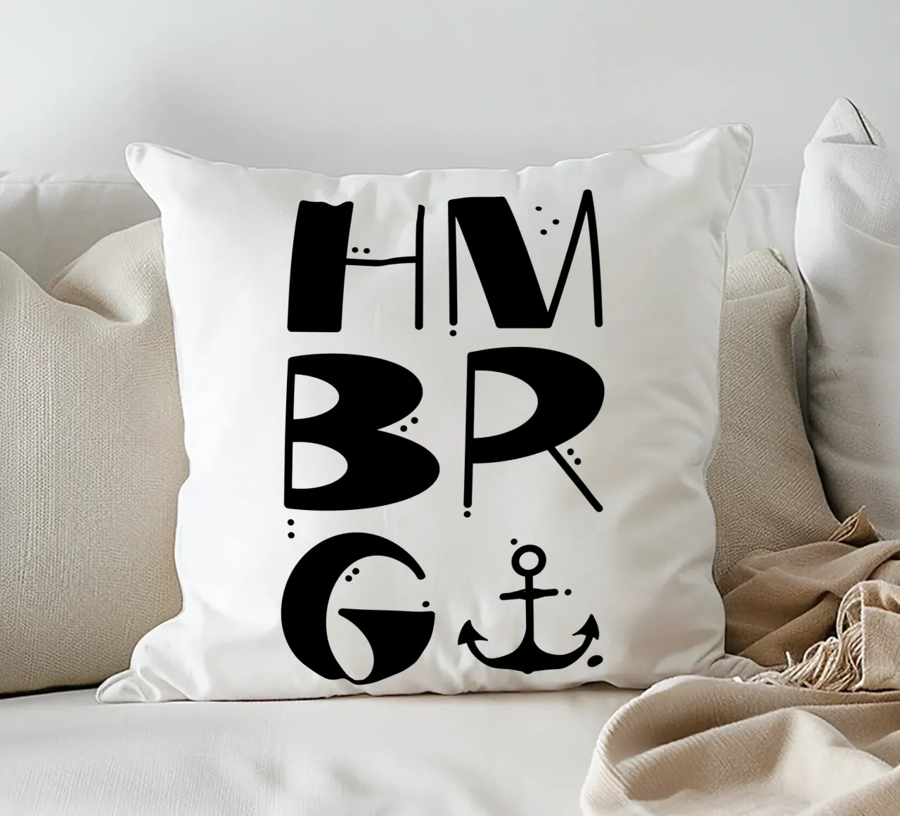 HAMBURG Liebe cuscino da LIMITED EDITION LETTERS