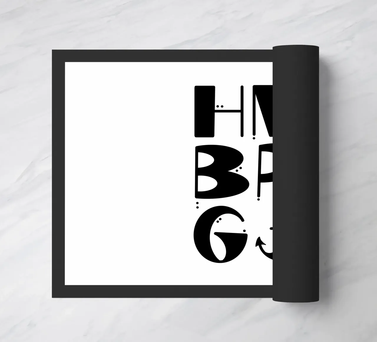 HAMBURG Liebe felpudo de LIMITED EDITION LETTERS