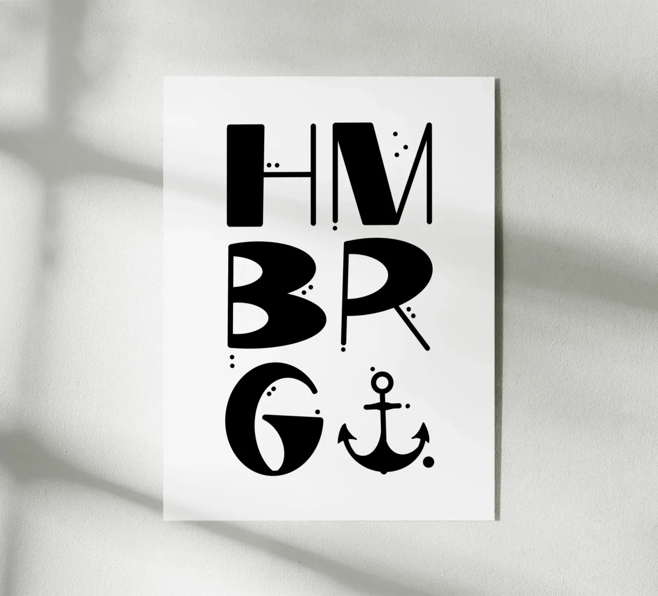 HAMBURG Liebe plexiglass da LIMITED EDITION LETTERS