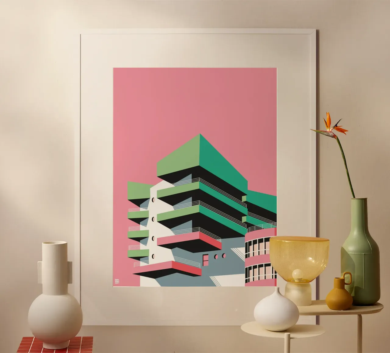 OceanPlace 226, MIAMI poster de Remko Heemskerk
