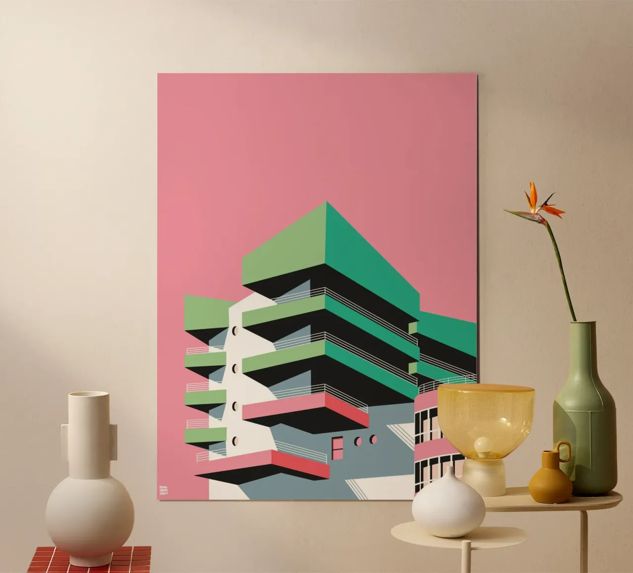 OceanPlace 226, MIAMI poster de Remko Heemskerk