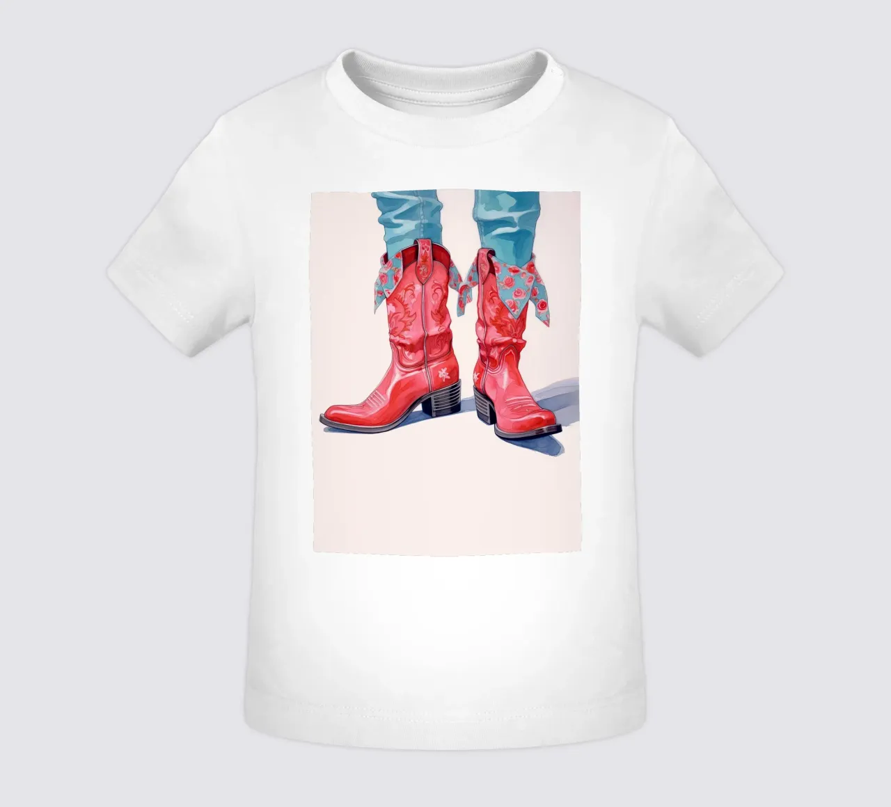 Western Boots baby t-shirt by DaarbyN