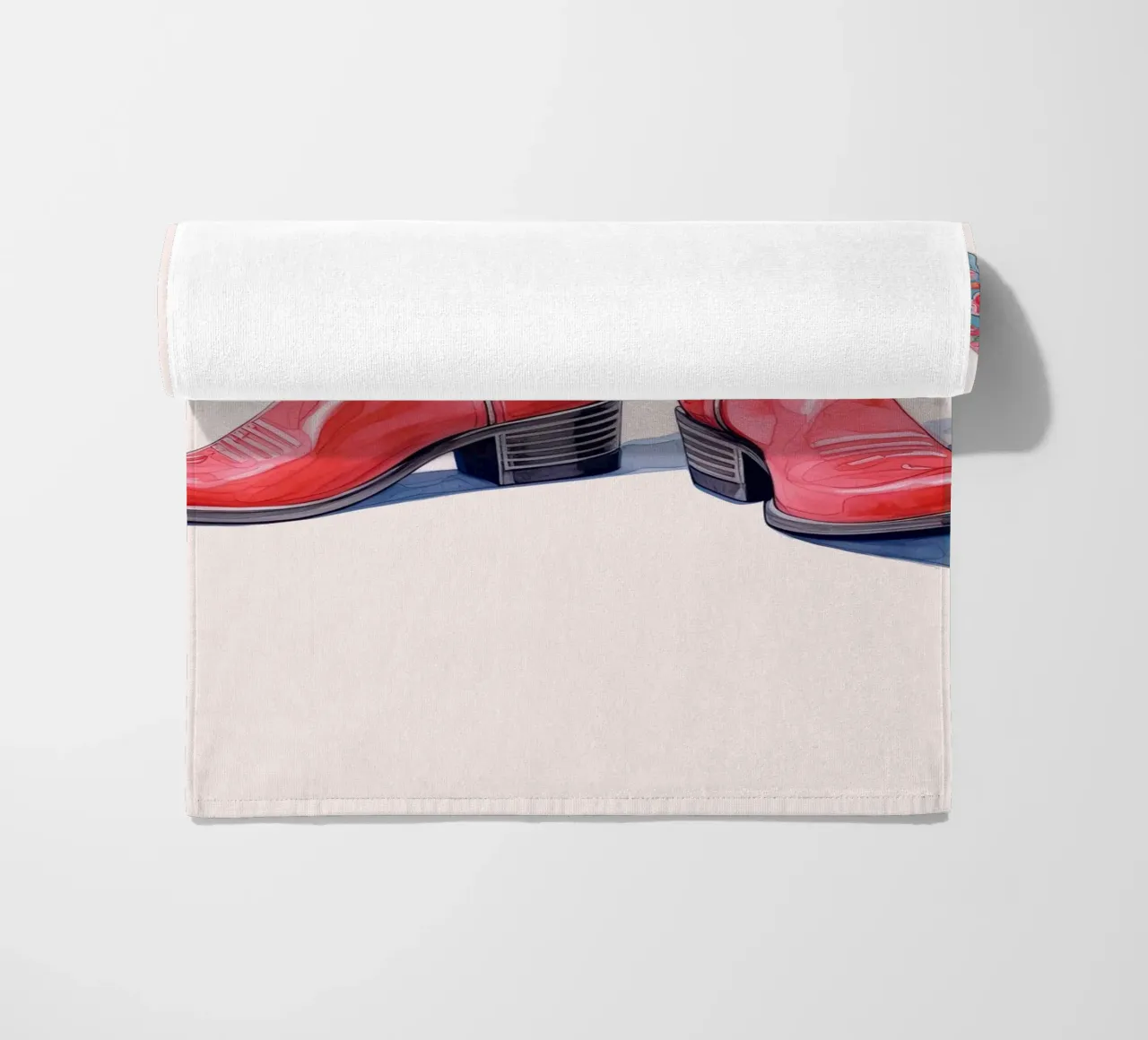Western Boots beach towel by DaarbyN