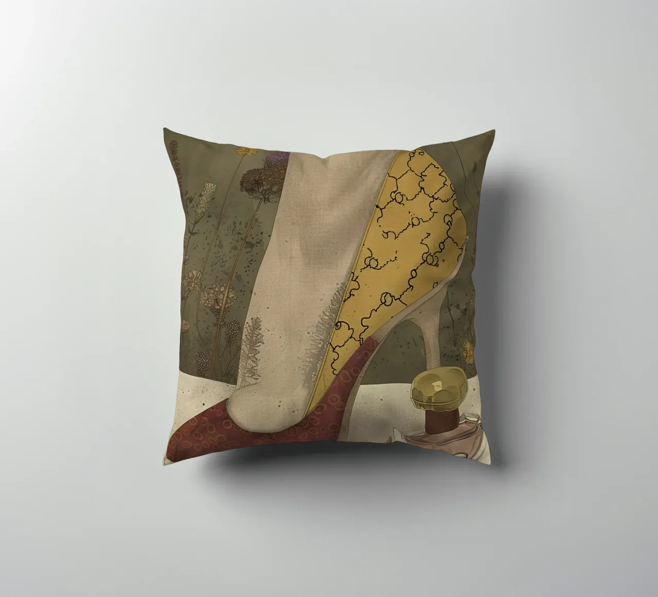 Toque dorado de estilo cojín de Rustic Grace Studio 02