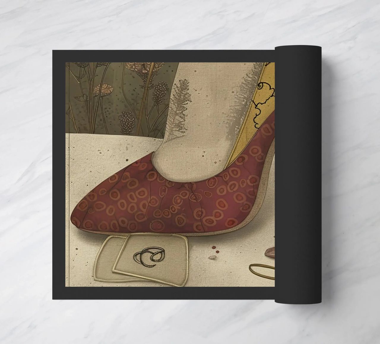 Un tocco di stile d'oro zerbino da Rustic Grace Studio 02