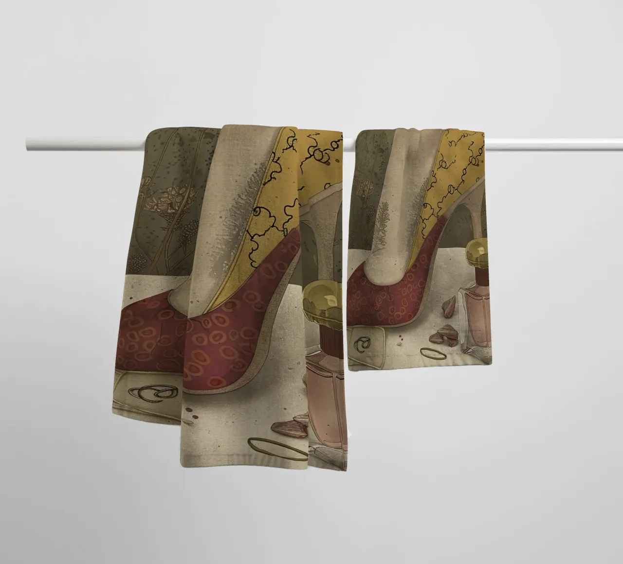 Un tocco di stile d'oro asciugamano da bagno da Rustic Grace Studio 02