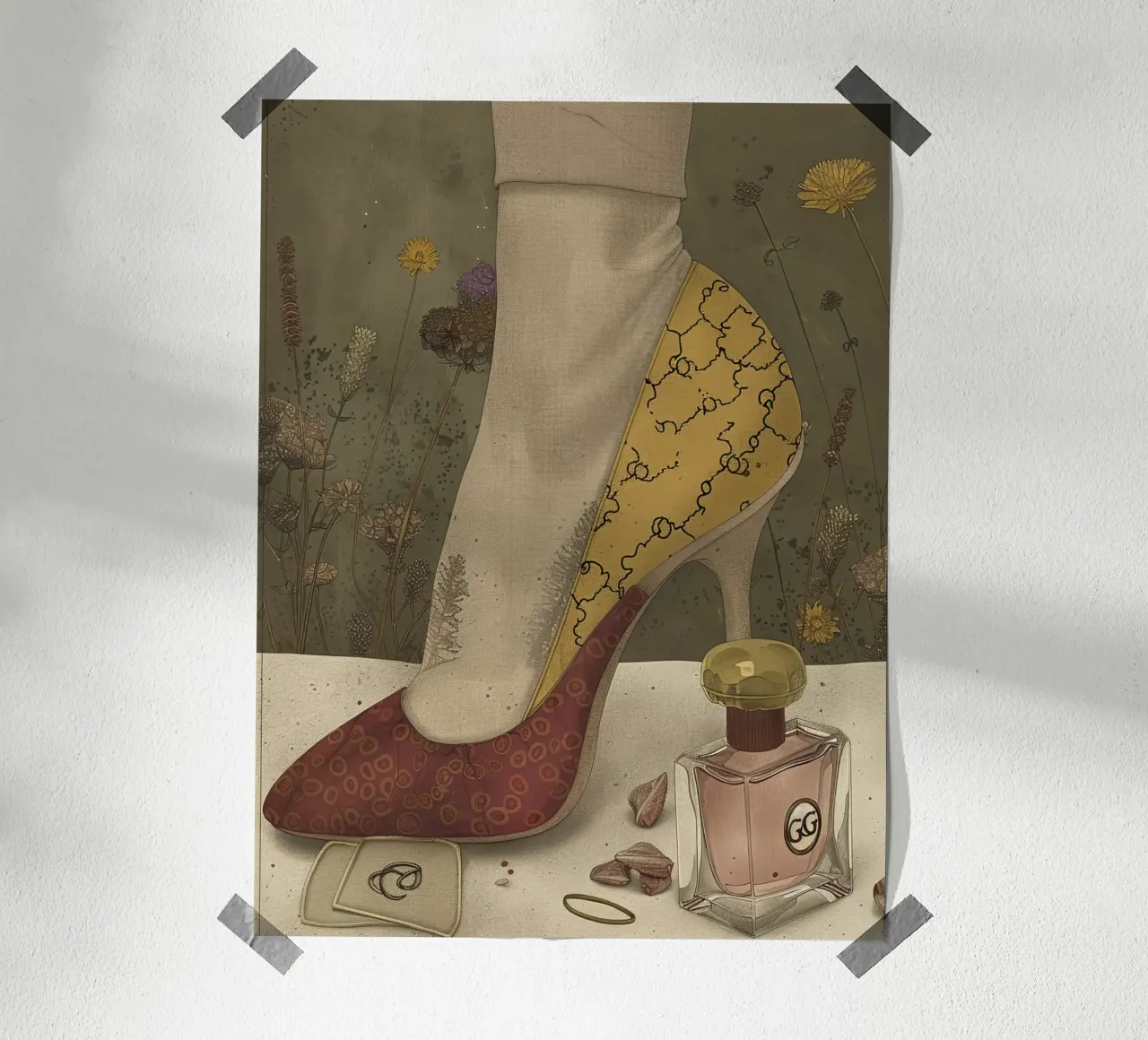 Un tocco di stile d'oro carta hahnemühle da Rustic Grace Studio 02