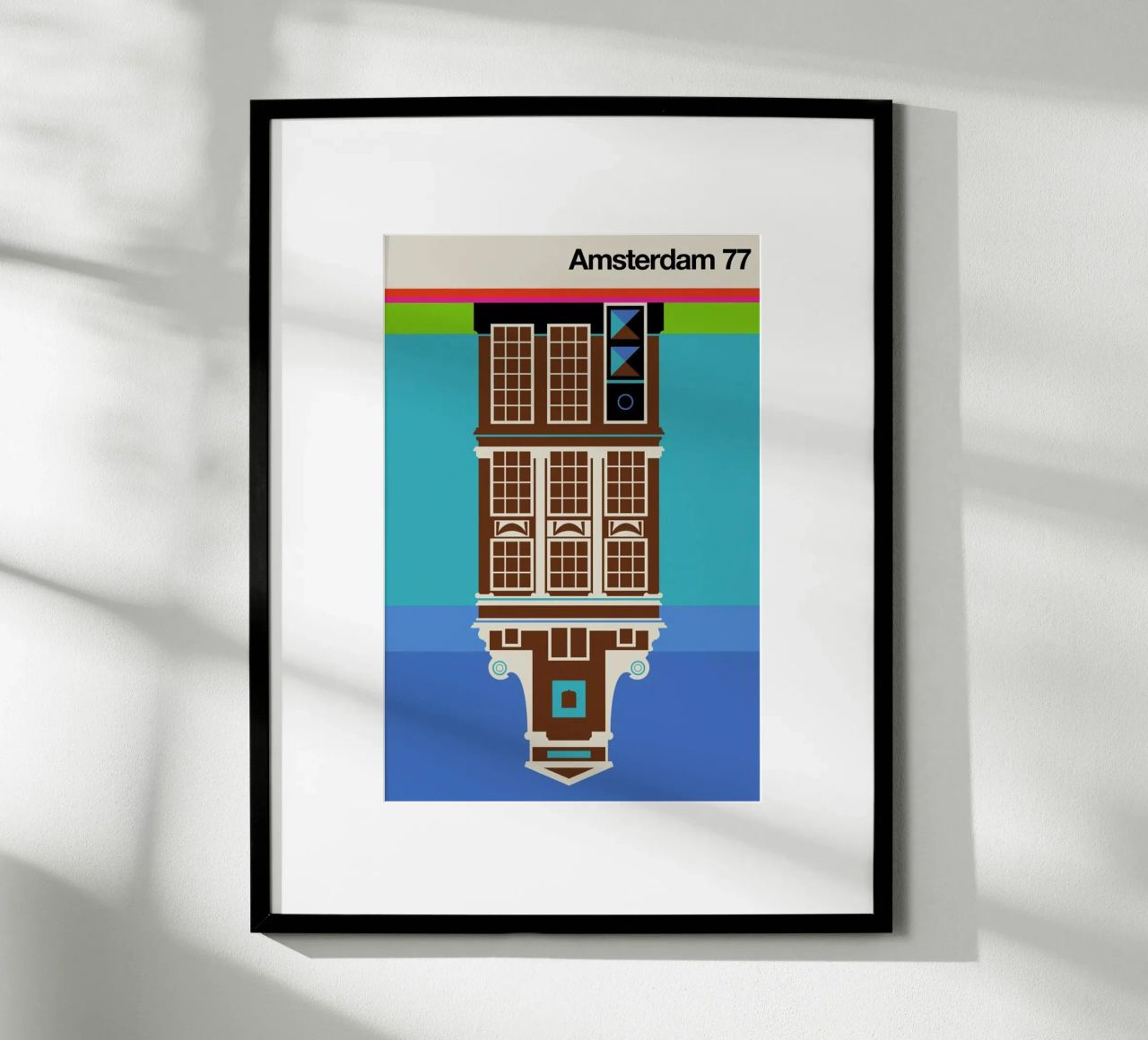 Amsterdam 77 poster van Bo Lundberg