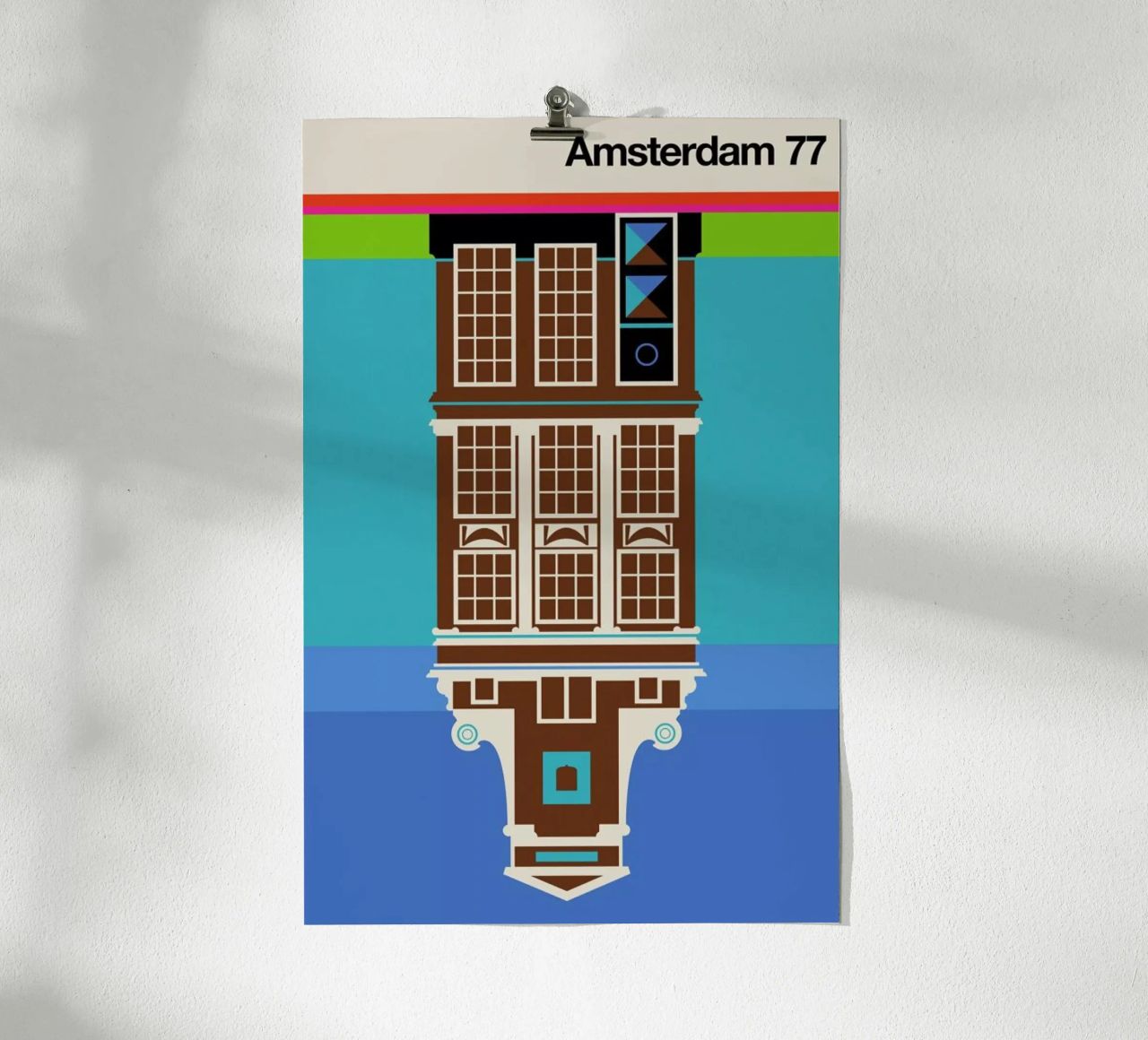 Amsterdam 77 poster van Bo Lundberg