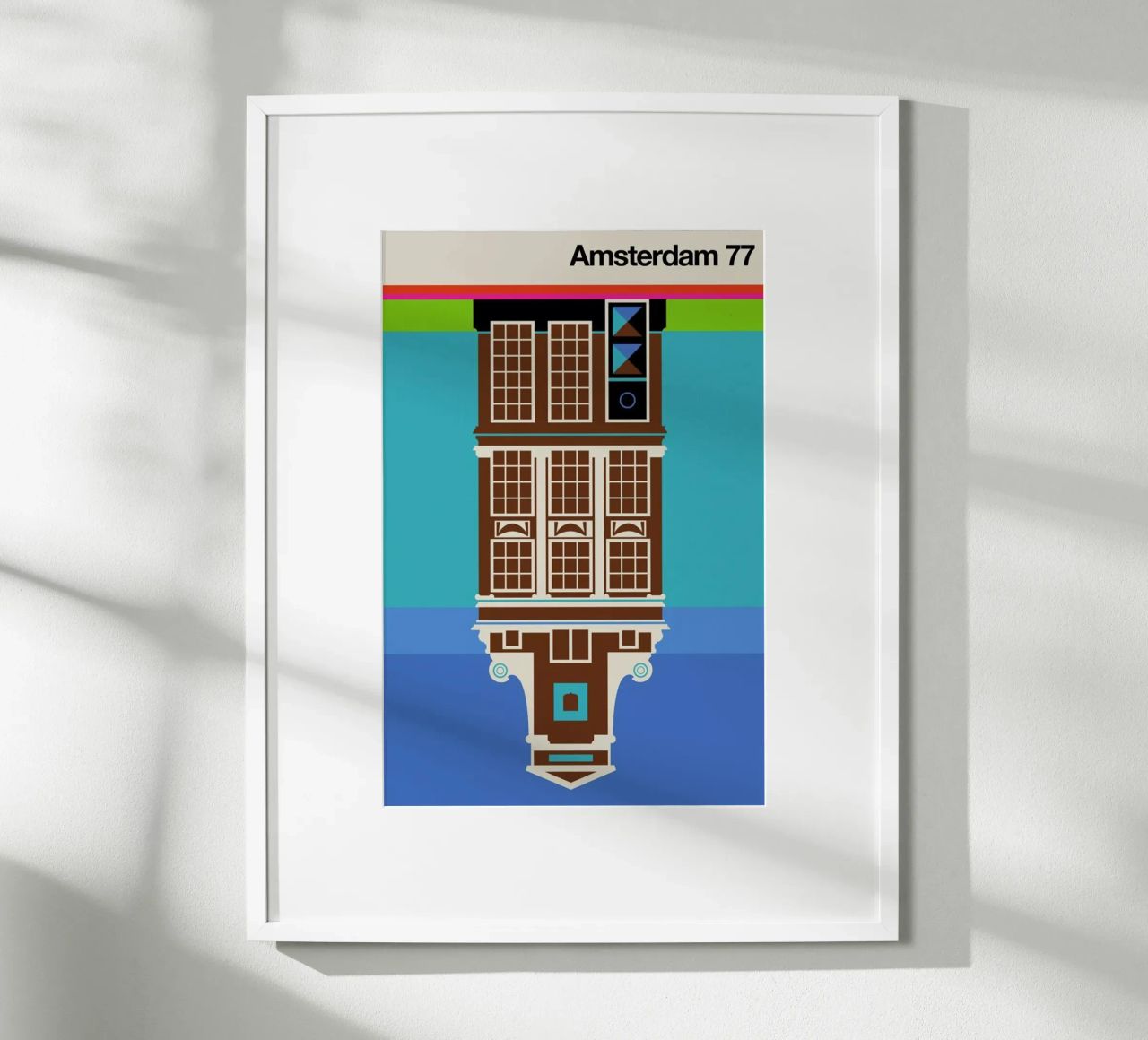 Amsterdam 77 poster van Bo Lundberg