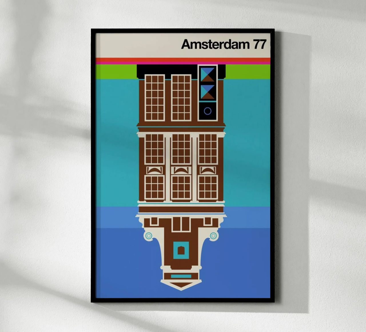 Amsterdam 77 poster van Bo Lundberg