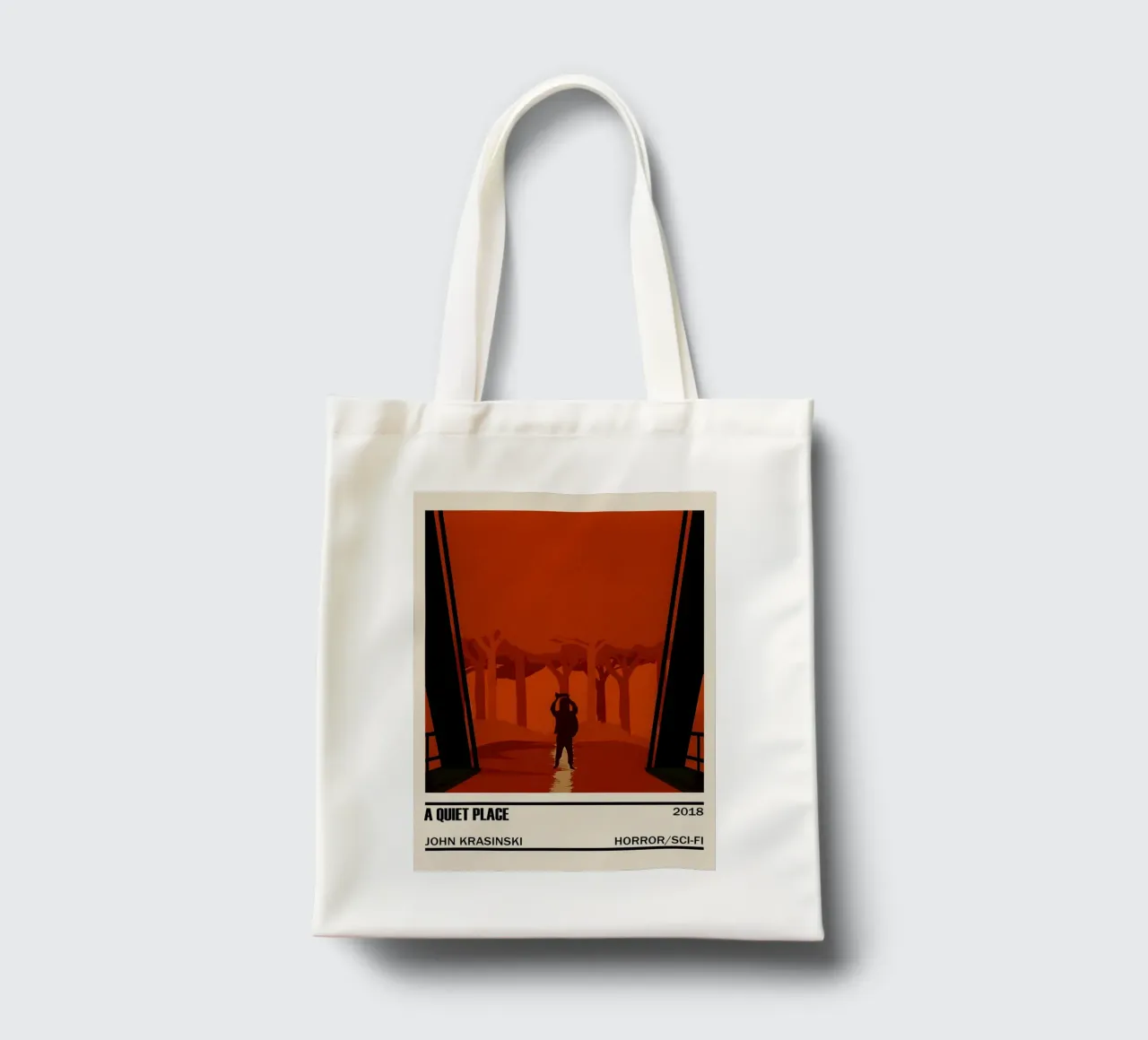 A Quiet Place borsa in juta da TheArtstudio