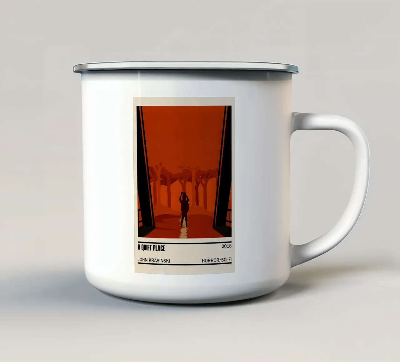 A Quiet Place tazza in smalto da TheArtstudio