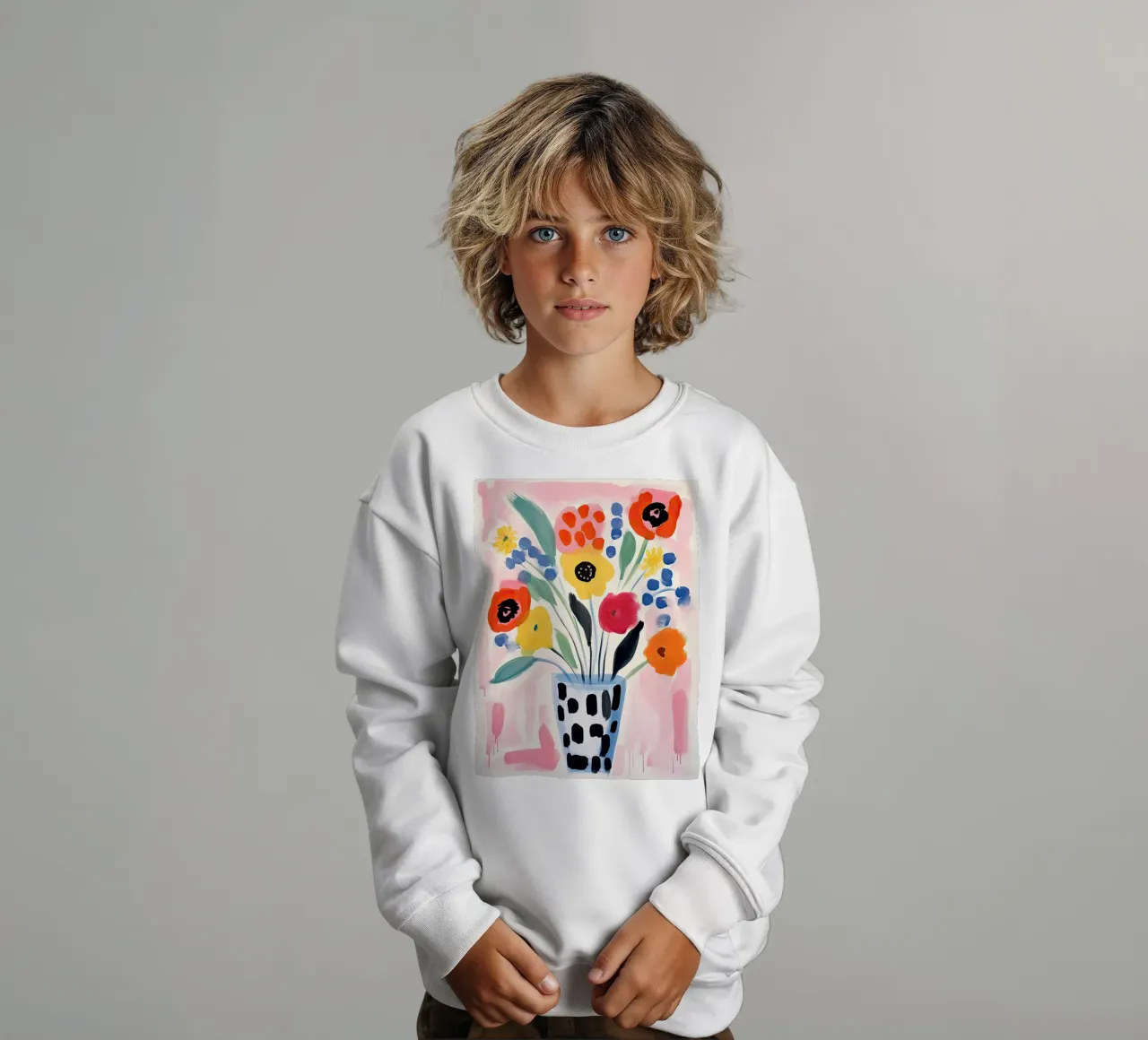 Gioia in fiore felpa bambino da DaarbyN