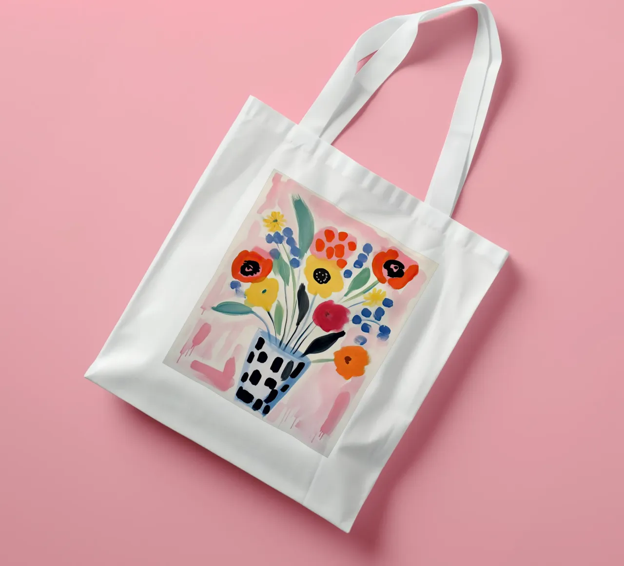 Gioia in fiore borsa in juta da DaarbyN