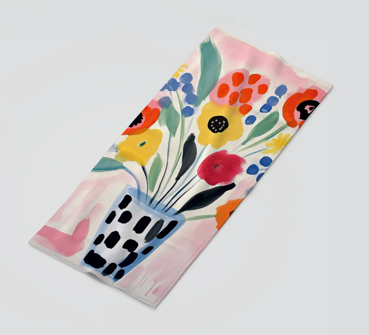 Gioia in fiore telo mare da DaarbyN