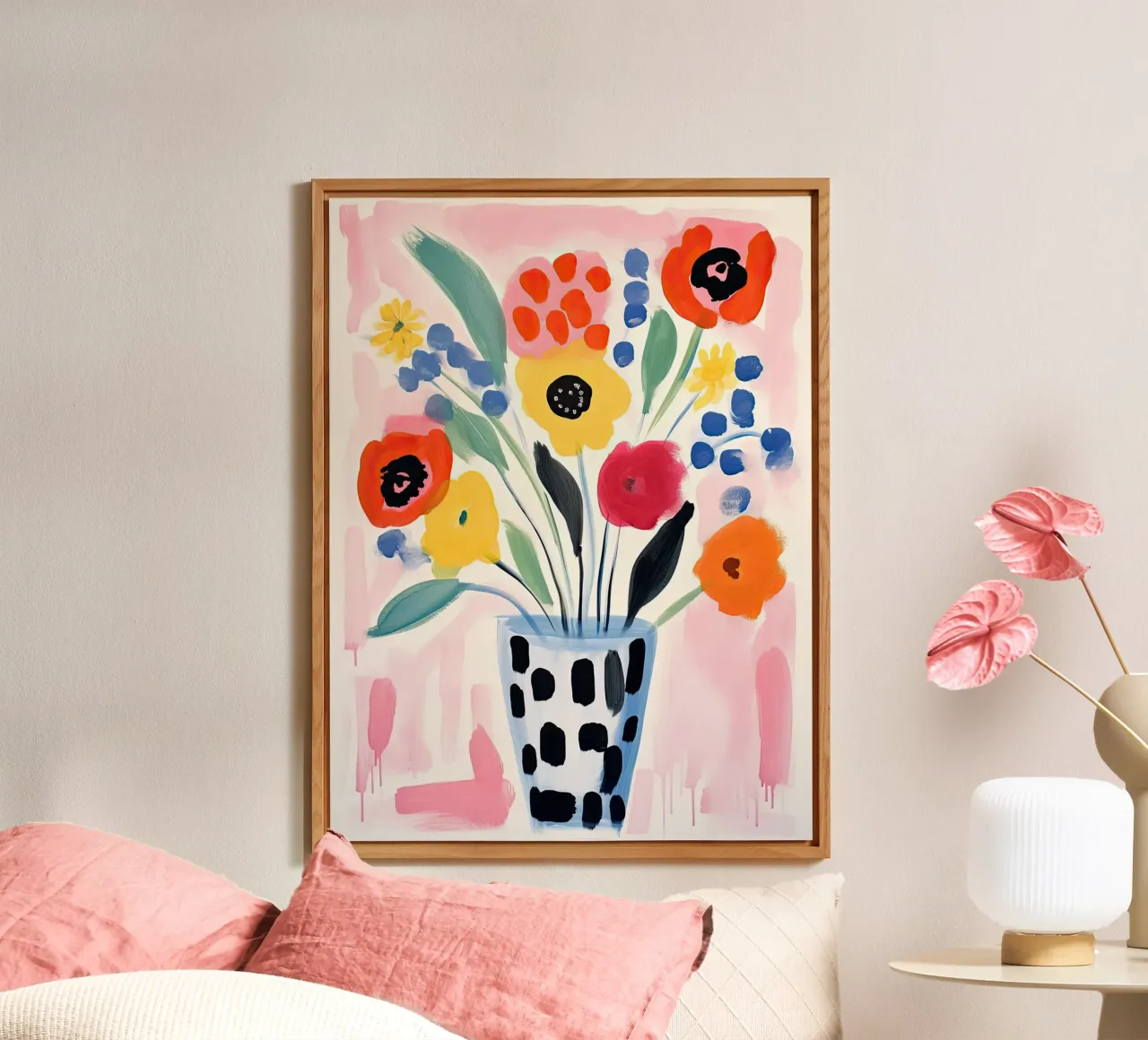 Gioia in fiore alluminio dibond da DaarbyN