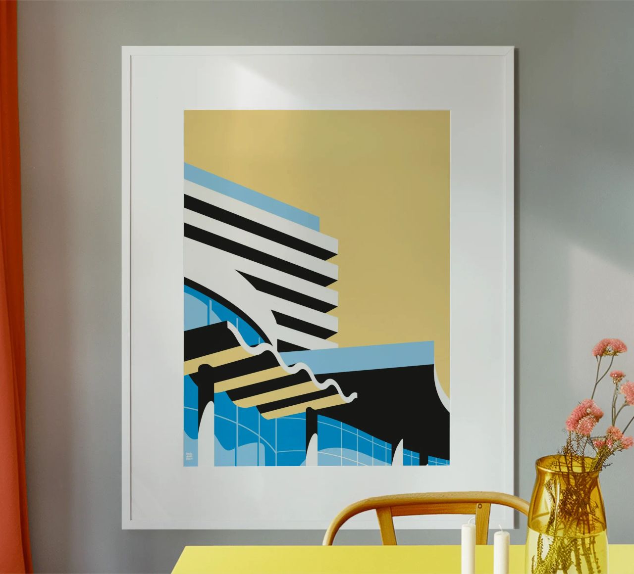 Fontainebleau, Miami Poster von Remko Heemskerk