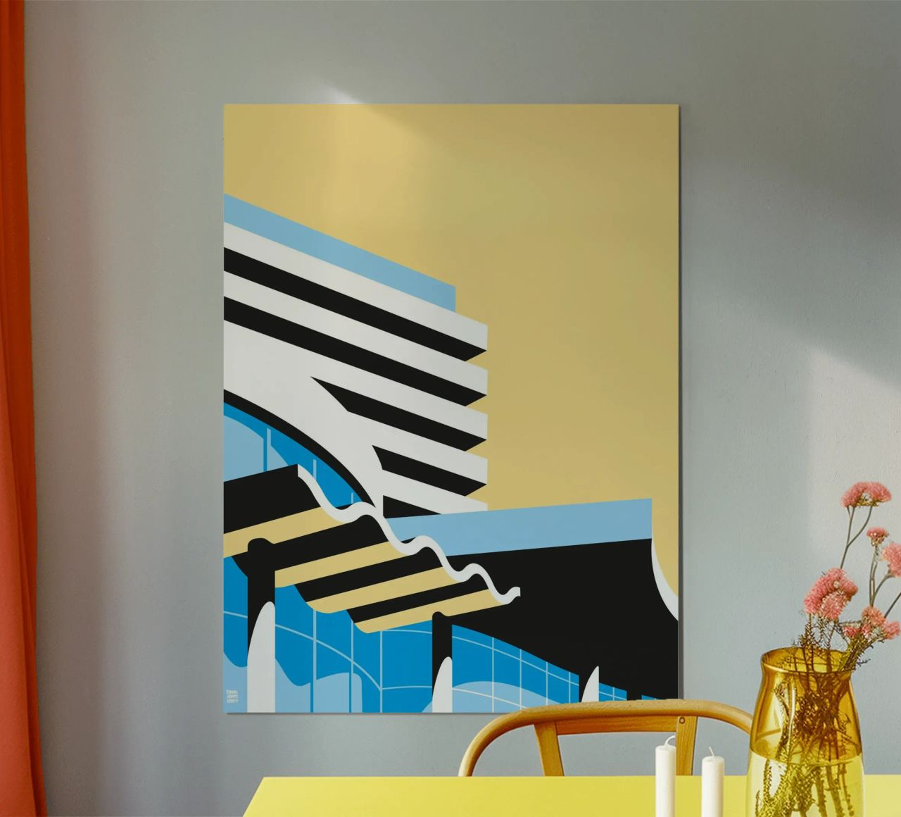 Fontainebleau, Miami Poster von Remko Heemskerk
