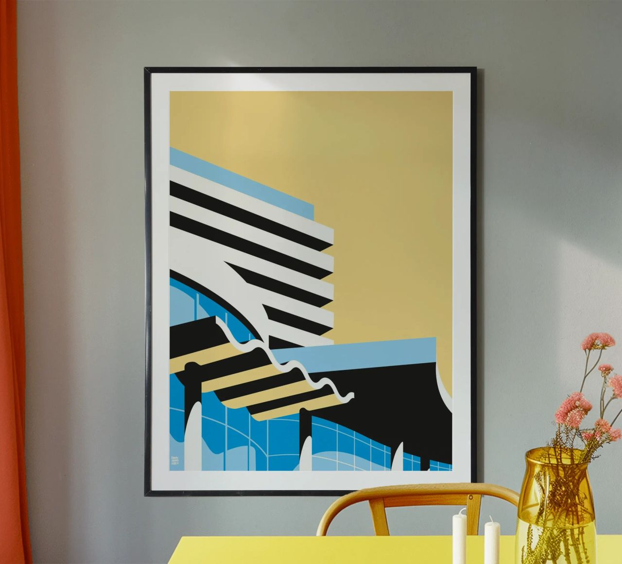 Fontainebleau, Miami Poster von Remko Heemskerk