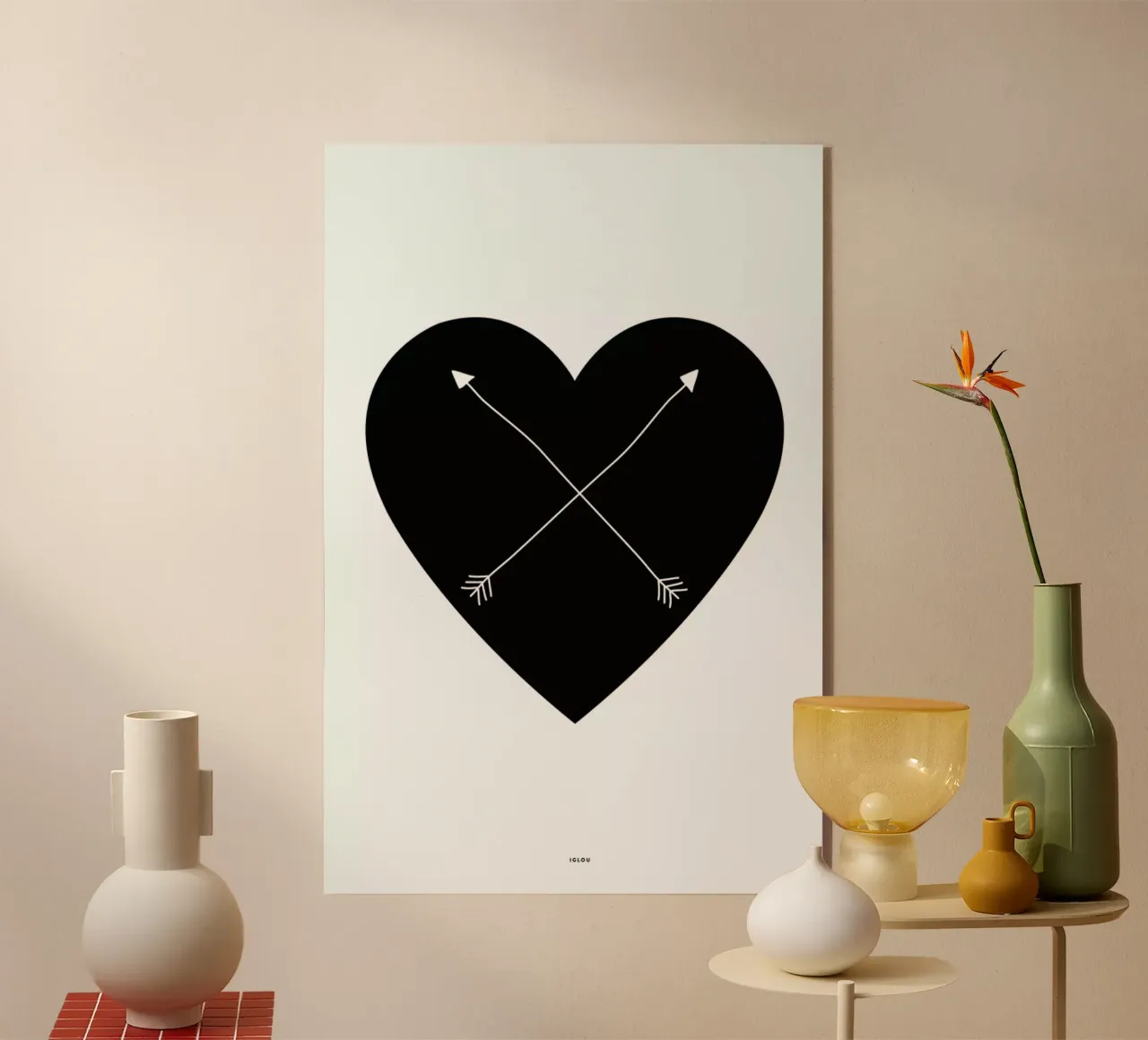 Heart plexiglass da Iglou