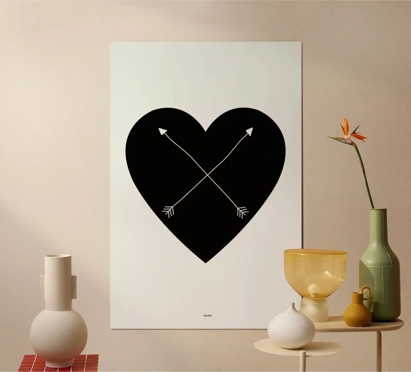 Heart poster da Iglou