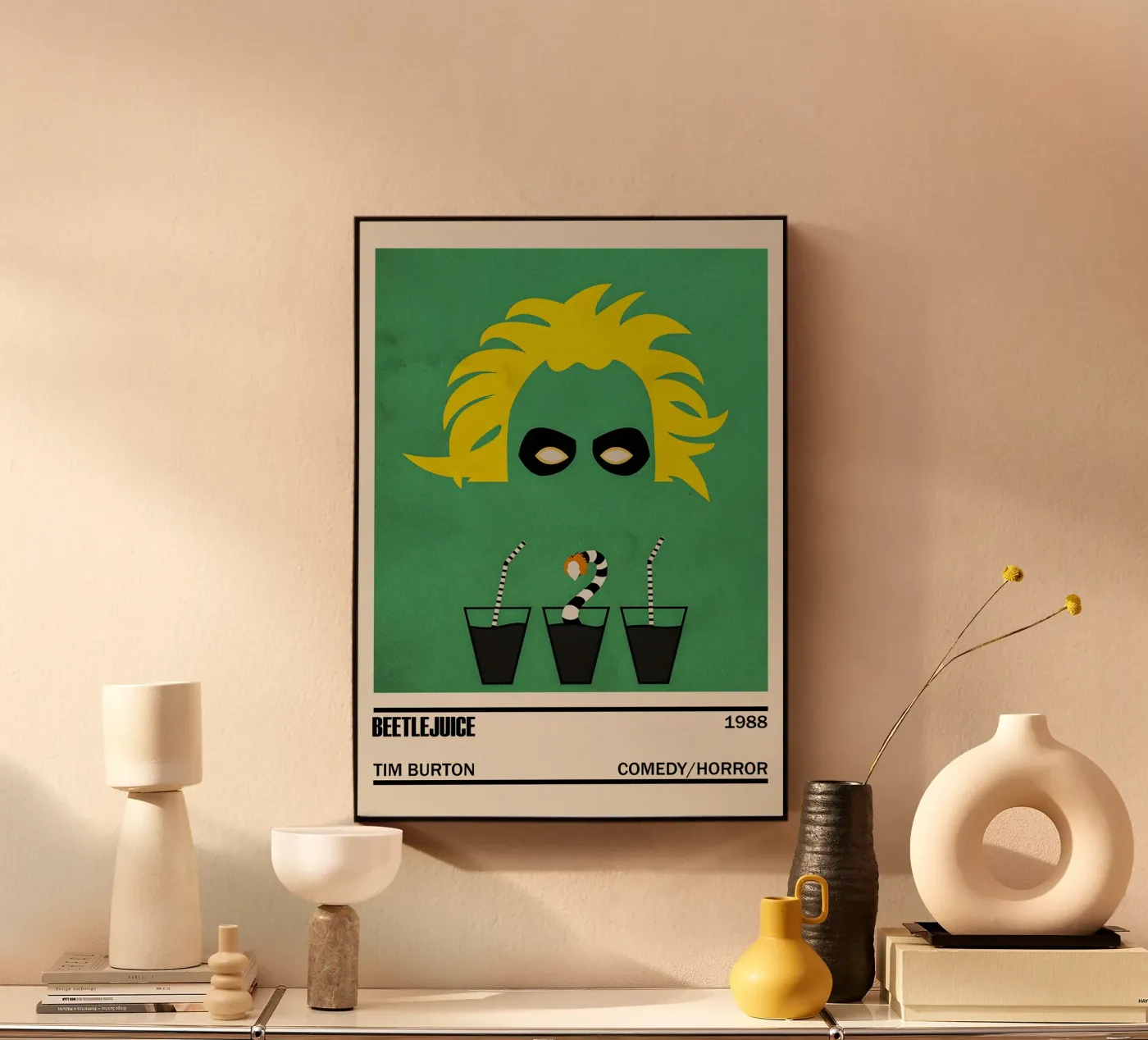 Beetlejuice acrylic glass by TheArtstudio