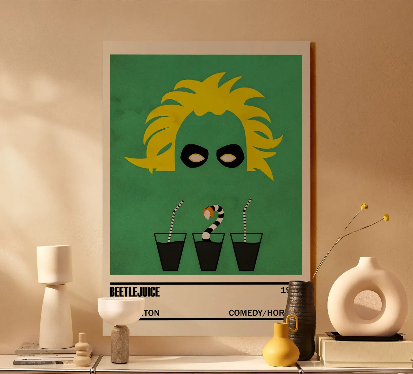 Beetlejuice acrylic glass by TheArtstudio