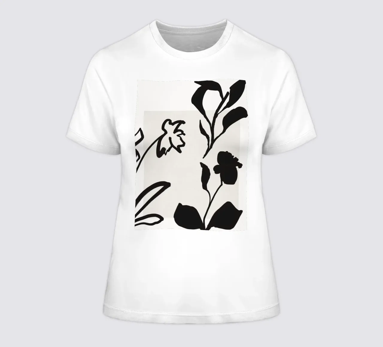 Vie Simple No women's fitted t-shirt by treechild