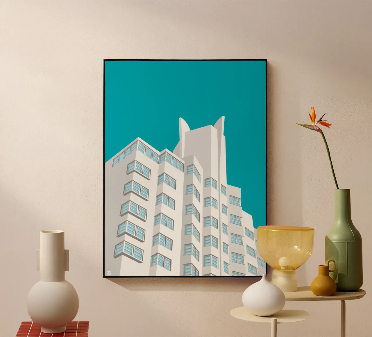 Delano Hotel Miami South Beach acrylic glass by Remko Heemskerk