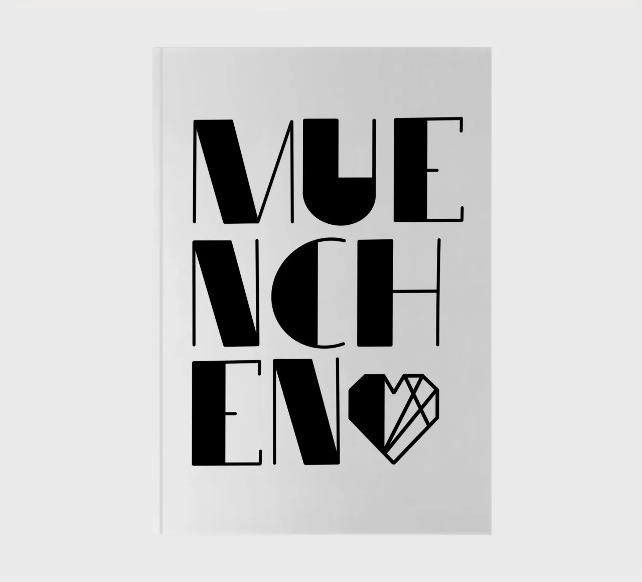 MÜNCHEN LIebe notebook by LIMITED EDITION LETTERS
