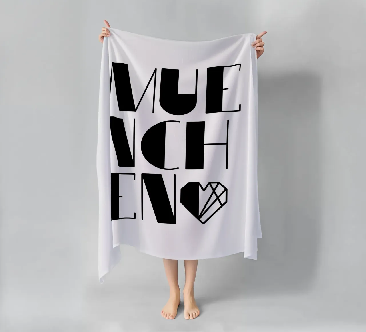 MÜNCHEN LIebe telo mare da LIMITED EDITION LETTERS
