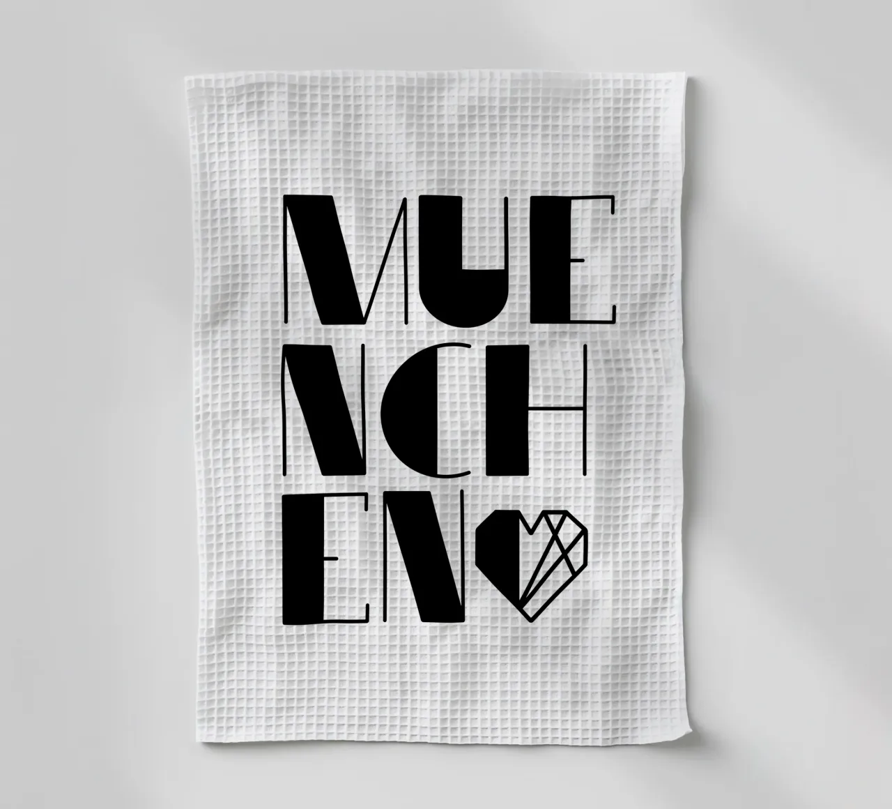 MÜNCHEN LIebe canovaccio da cucina da LIMITED EDITION LETTERS