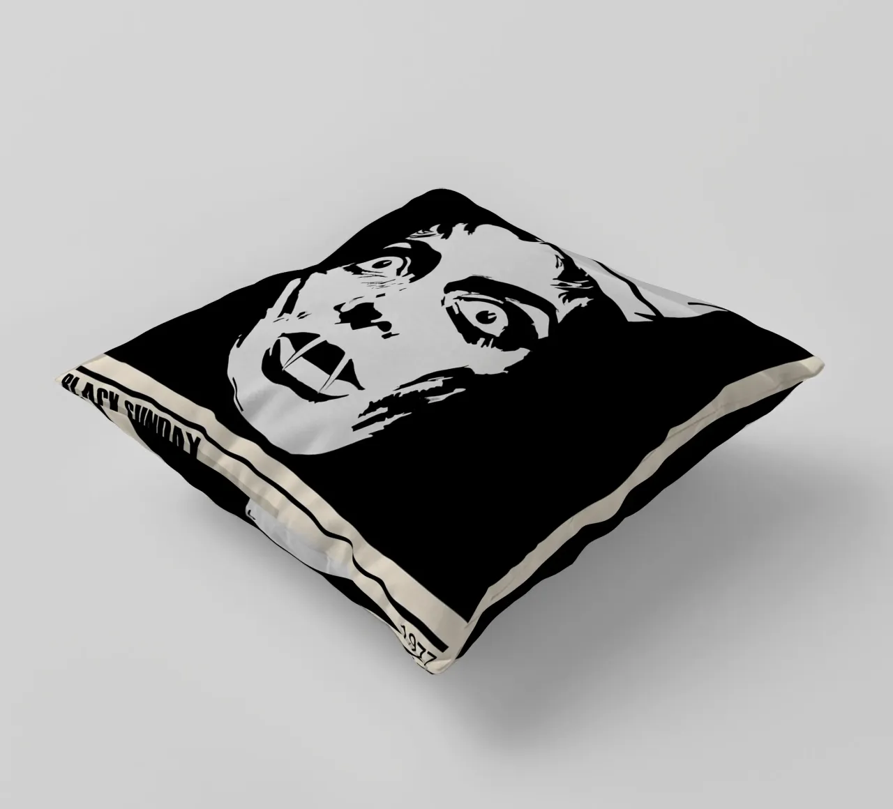 Black Sunday cuscino da TheArtstudio